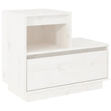 NNEVL Bedside Cabinets 2 pcs White 60x34x51 cm Solid Wood Pine