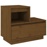 NNEVL Bedside Cabinets 2 pcs Honey Brown 60x34x51 cm Solid Wood Pine