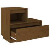 NNEVL Bedside Cabinets 2 pcs Honey Brown 60x34x51 cm Solid Wood Pine