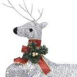 NNEVL Christmas Reindeers 2 pcs Silver 40 LEDs