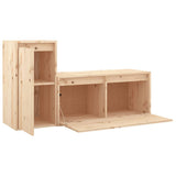 NNEVL TV Cabinets 2 pcs Solid Wood Pine