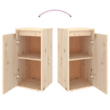 NNEVL TV Cabinets 2 pcs Solid Wood Pine