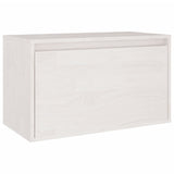 NNEVL TV Cabinets 3 pcs White Solid Wood Pine
