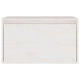 NNEVL TV Cabinets 3 pcs White Solid Wood Pine