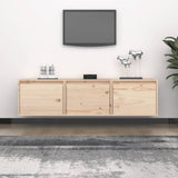 NNEVL TV Cabinets 3 pcs Solid Wood Pine