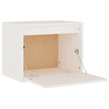 NNEVL TV Cabinets 3 pcs White Solid Wood Pine