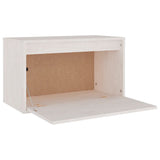 NNEVL TV Cabinets 3 pcs White Solid Wood Pine