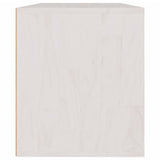 NNEVL TV Cabinets 3 pcs White Solid Wood Pine