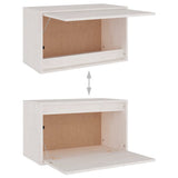 NNEVL TV Cabinets 3 pcs White Solid Wood Pine