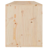 NNEVL TV Cabinets 3 pcs Solid Wood Pine