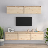 NNEVL TV Cabinets 5 pcs Solid Wood Pine