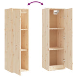 NNEVL TV Cabinets 3 pcs Solid Wood Pine