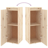 NNEVL TV Cabinets 3 pcs Solid Wood Pine