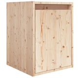 NNEVL TV Cabinets 3 pcs Solid Wood Pine