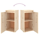 NNEVL TV Cabinets 4 pcs Solid Wood Pine