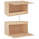 NNEVL TV Cabinets 6 pcs Solid Wood Pine