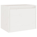 NNEVL TV Cabinets 6 pcs White Solid Wood Pine