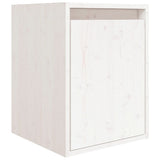 NNEVL TV Cabinets 8 pcs White Solid Wood Pine