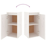NNEVL TV Cabinets 5 pcs White Solid Wood Pine