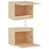 NNEVL TV Cabinets 7 pcs Solid Wood Pine