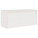 NNEVL TV Cabinets 6 pcs White Solid Wood Pine