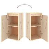 NNEVL TV Cabinets 4 pcs Solid Wood Pine
