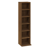 NNEVL CD Cabinet Brown Oak 21x20x88 cm Engineered Wood