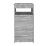 NNEVL Drawer Cabinet Grey Sonoma 40x50x76 cm Engineered Wood