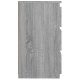 NNEVL Bed Cabinets 2 pcs  Grey Sonoma 40x35x62.5 cm Engineered Wood