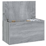 NNEVL Storage Chest Grey Sonoma 84x42x46 cm Engineered Wood