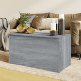 NNEVL Storage Chest Grey Sonoma 84x42x46 cm Engineered Wood