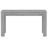 NNEVL Dining Table Grey Sonoma 140x74.5x76 cm Engineered Wood