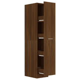 NNEVL Apothecary Cabinet Brown Oak 30x42.5x150 cm Engineered Wood