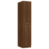 NNEVL Apothecary Cabinet Brown Oak 30x42.5x150 cm Engineered Wood