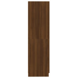 NNEVL Apothecary Cabinet Brown Oak 30x42.5x150 cm Engineered Wood