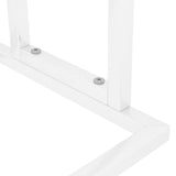 NNEVL Freestanding Towel Rack White 48x24x78.5 cm Iron