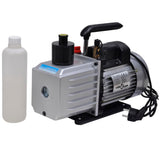 NNEVL Vacuum Pump with 4-way Manifold Gauge Set for Air Conditioning