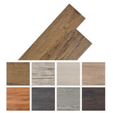 NNEVL Self-adhesive PVC Flooring Planks 2.51 m² 2 mm Walnut Brown