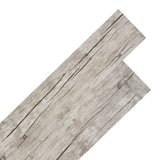 NNEVL Self-adhesive PVC Flooring Planks 2.51 m² 2 mm Oak Washed