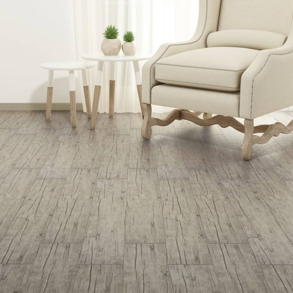 NNEVL Self-adhesive PVC Flooring Planks 2.51 m² 2 mm Oak Washed