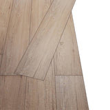 NNEVL Self-adhesive PVC Flooring Planks 2.51 m² 2 mm Oak Brown