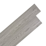 NNEVL Self-adhesive PVC Flooring Planks 2.51 m² 2 mm Dark Grey