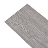 NNEVL Self-adhesive PVC Flooring Planks 2.51 m² 2 mm Dark Grey