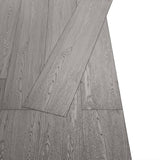 NNEVL Self-adhesive PVC Flooring Planks 2.51 m² 2 mm Dark Grey