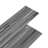 NNEVL Self-adhesive PVC Flooring Planks 2.51 m² 2 mm Striped Grey