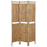 NNEVL 3-Panel Room Divider Bamboo 120x180 cm