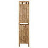 NNEVL 5-Panel Room Divider Bamboo 200x180 cm