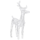 NNEVL Reindeers & Sleigh Christmas Decoration 240 LEDs Acrylic