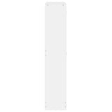 NNEVL Shoe Cabinet White 59x17x81 cm Engineered Wood