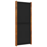 NNEVL 5-Panel Room Divider Black 350x180 cm